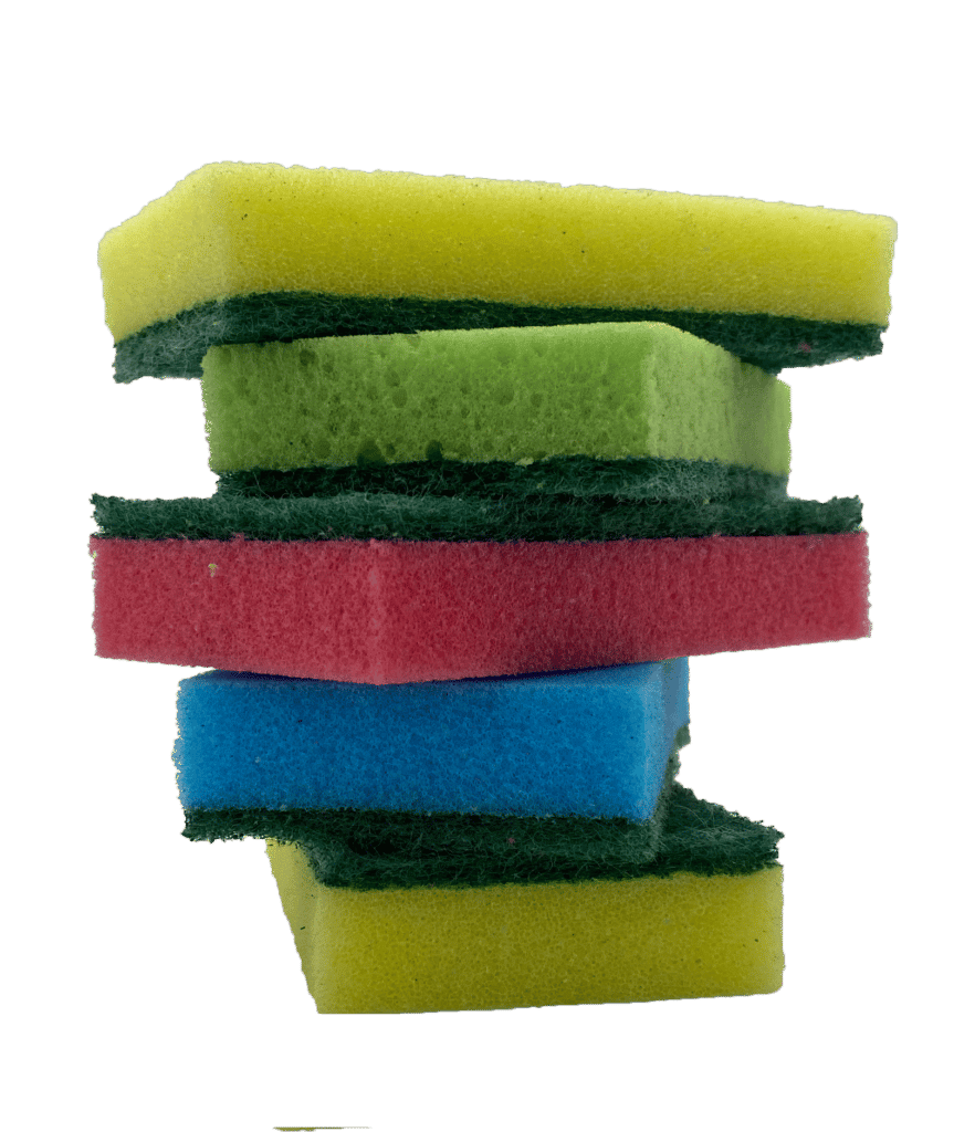 5 Tampons éponges synthétiques Pol'Hop