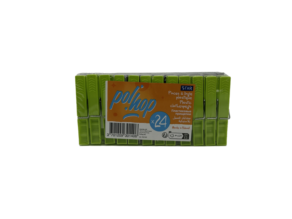 Lot De 12 Pinces À Linge En Plastique Coupe-Vent Pour Sous-Vêtements